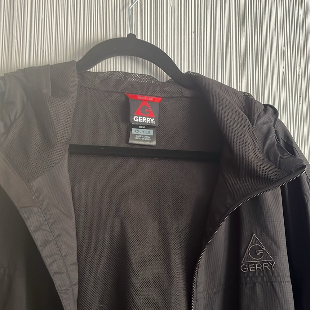 Plus Size Black Gerry Rain Jacket - image 3